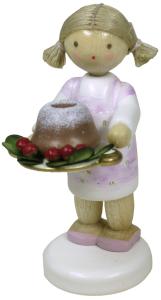 Flade Mädchen mit Schokoladenbäbe  (Flade 5192) Mädchen mit Schokoladenbäbe.